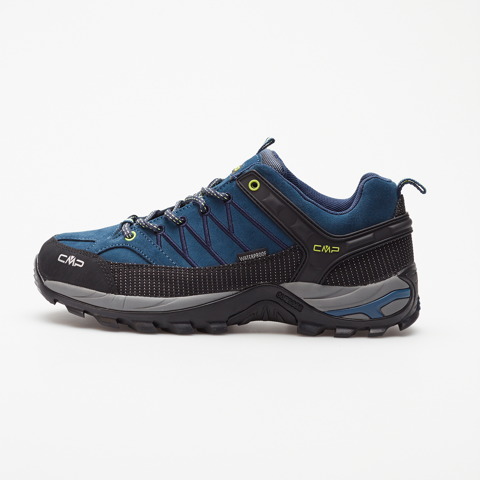 CMP RIGEL LOW TREKKING SHOES WP BLUE INK/YELLOW FLUO | Чоловіки