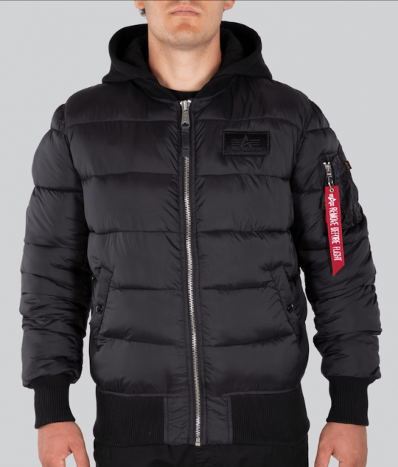 Alpha Industries MA-1 ZH Puffer FD BLACK