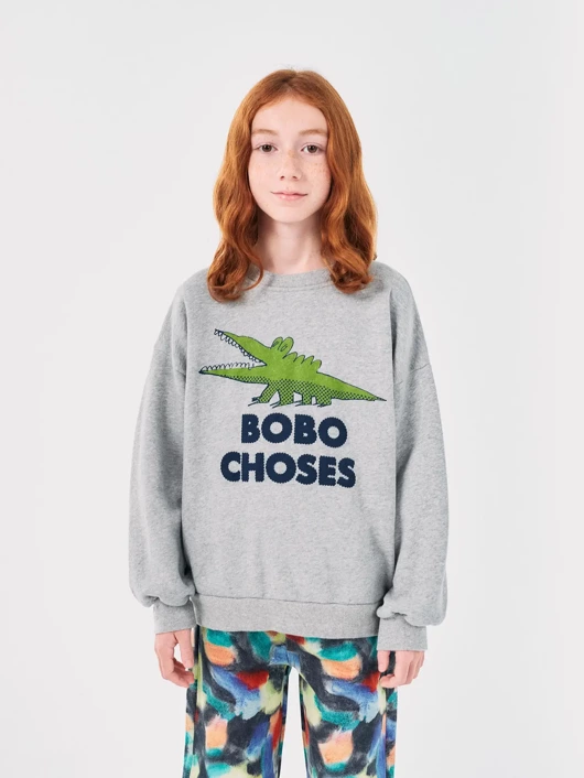 BOBO CHOSES TALKING CROCODILE SWEATSHIRT