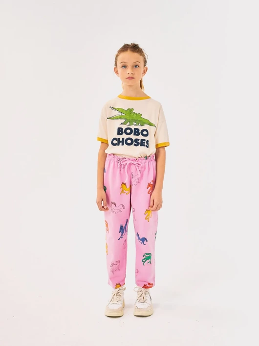 BOBO CHOSES Wonder Horse all over paper bag jogging pants