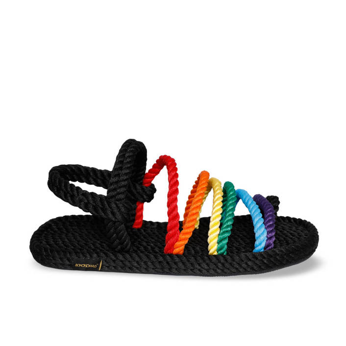 Bohonomad Havana Rope Sandal – Black/Multi