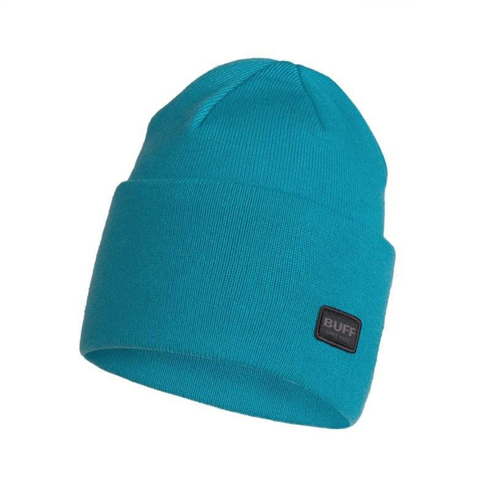 Buff Knitted Hat LEKEY DUSTY BLUE