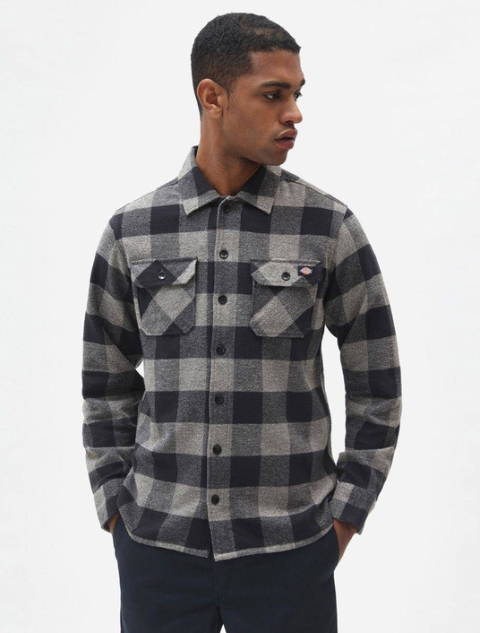 Dickies NEW SACRAMENTO SHIRT GREY MELANGE