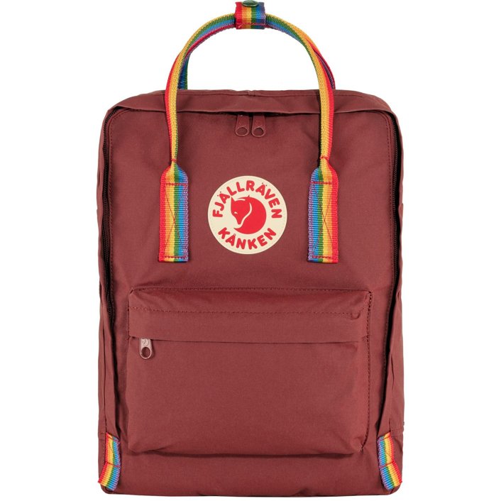 Fjallraven PLECAK KÅNKEN RAINBOW Ox Red-Rainbow Pattern