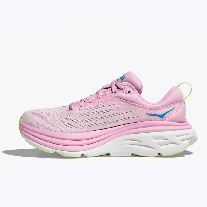 HOKA WOMEN'S BONDI 8 PINK TWILIGHT/WATERPARK 1127952.-PTWL