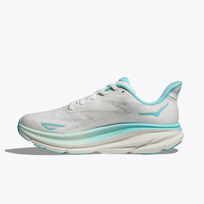 HOKA Woman''s CLIFTON 9 Frost/Rose Gold 1127896-FTRS