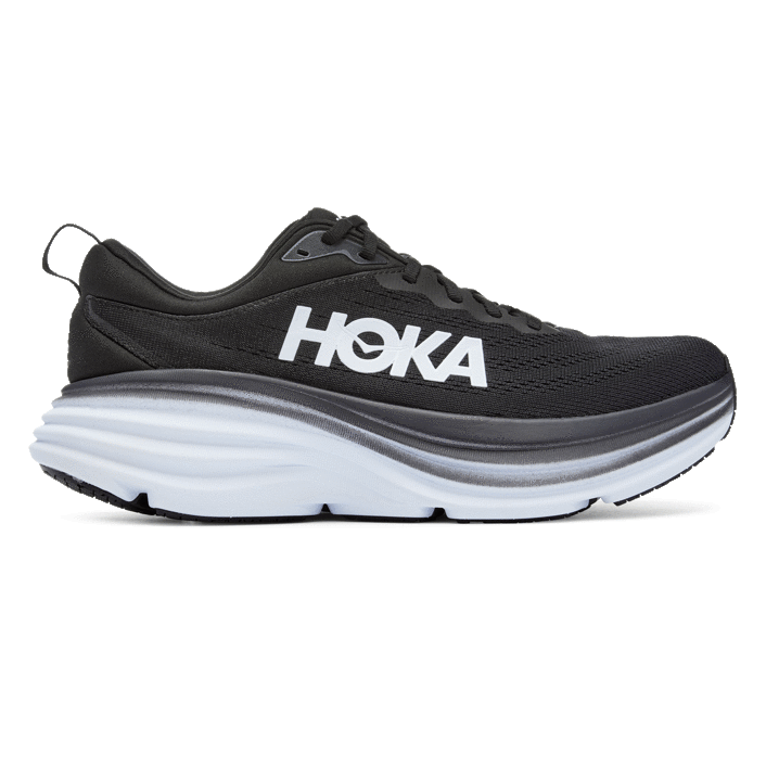 Hoka MEN'S BONDI 8 BLACK/WHITE