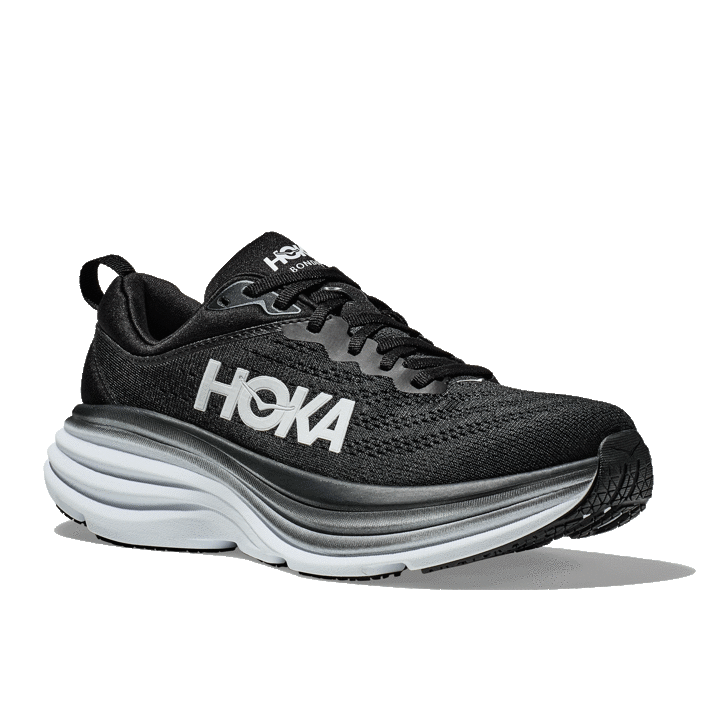 Hoka MEN'S BONDI 8 BLACK/WHITE