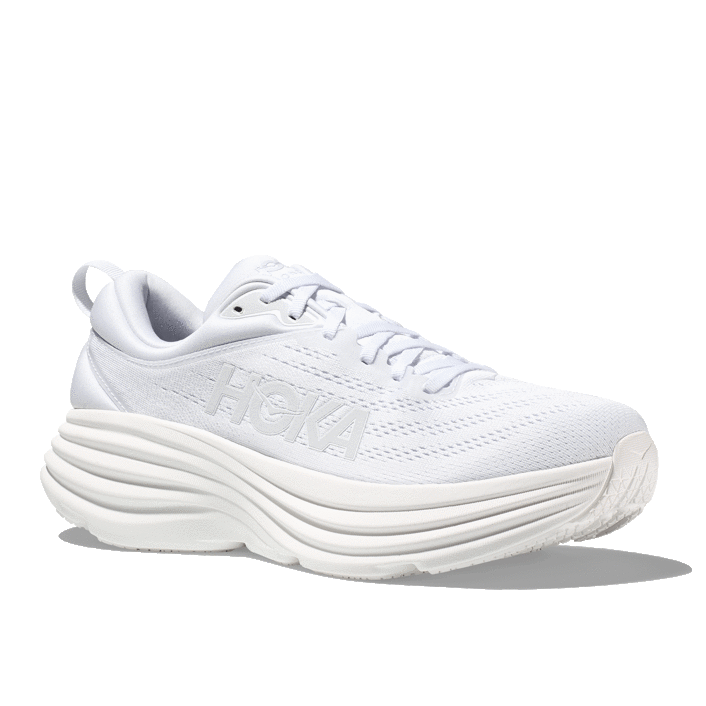 Hoka MEN'S BONDI 8 WHITE/WHITE