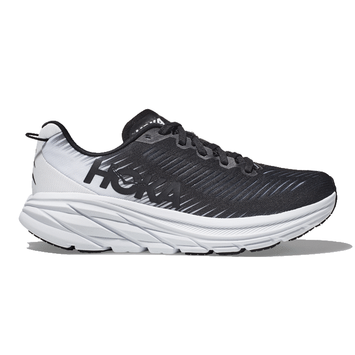 Hoka WOMEN'S RINCON 3 BLACK/WHITE