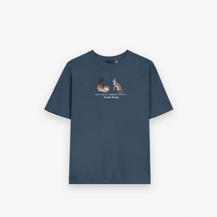 Kaotiko M/C WASHED CATS T-Shirt