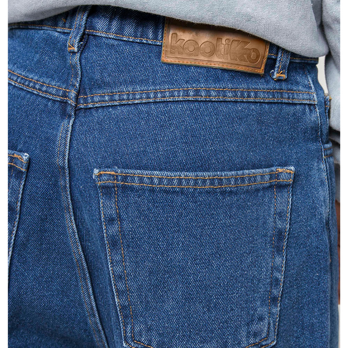 Kaotiko Regular Denim Cropped Jeans