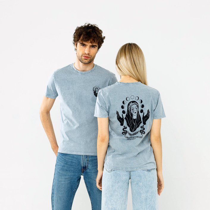 Kaotiko Virgin Steel Washed T-shirt