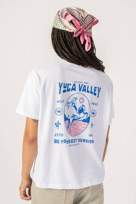 Kaotiko White Yuca Valley Washed T-shirt