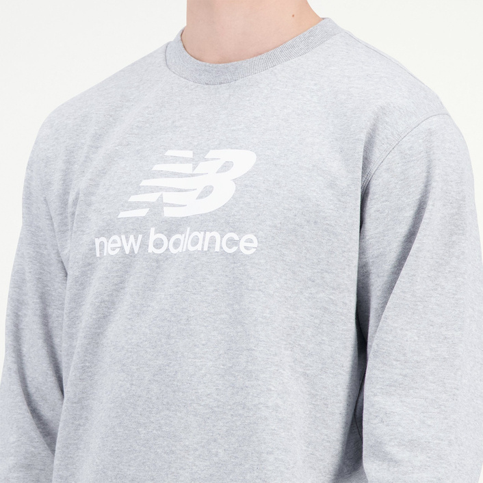 NEW BALANCE BLUZA ESSENTIALS STACKED LOGO FRENC