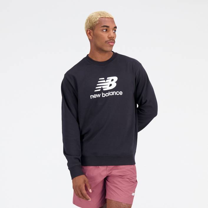 NEW BALANCE BLUZA ESSENTIALS STACKED LOGO FRENC