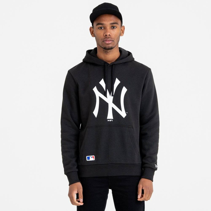 NEW ERA New York Yankees Team Logo Black Hoodie