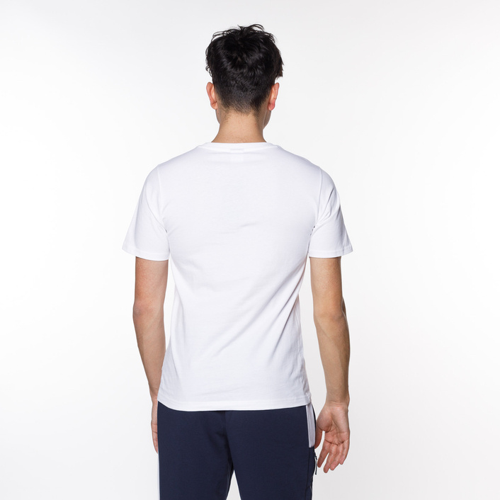 New Balance ATHLETICS LINEAR TEE ECL WHITE