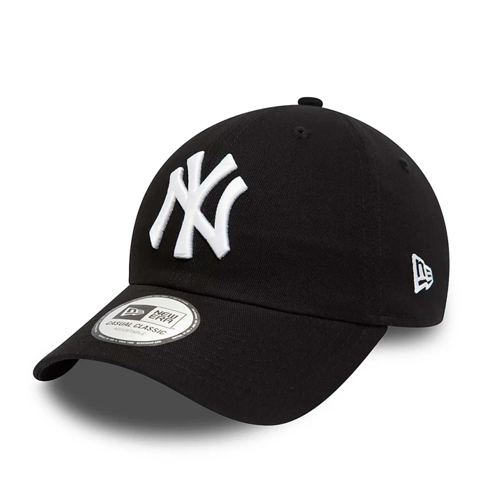New Era New York Yankees League Essential Black 9TWENTY Adjustable Cap