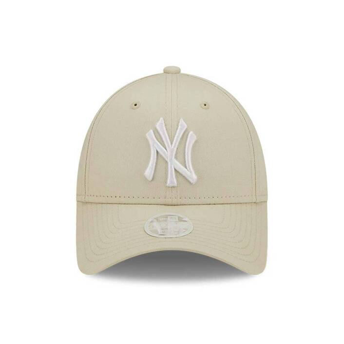 New Era New York Yankees Womens League Essential Light Beige 9FORTY Adjustable Cap