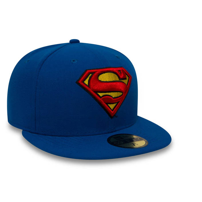 New Era SUPERMAN CHARACTER ESSENTIAL BLUE 59FIFTY CAP