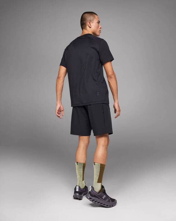 On Running TREK SHORT Black 1ME10120553