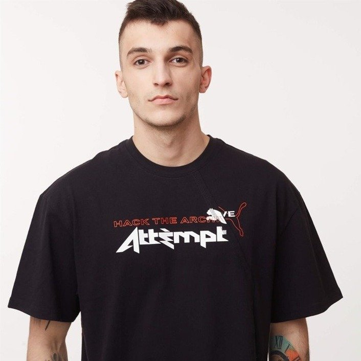 Puma x ATTEMPT T-shirt Black 598275 01