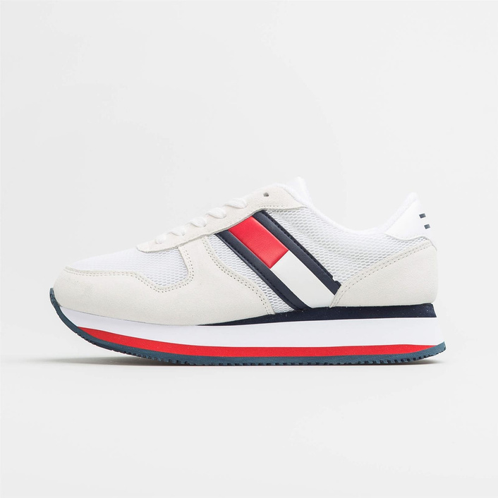 Tommy Jeans WMNS Flatform Runner Colour Sneaker RWB