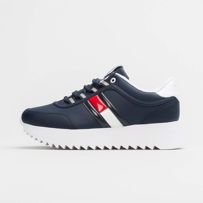 Tommy Jeans WMNS High Cleated Flag Sneaker Twilight Navy