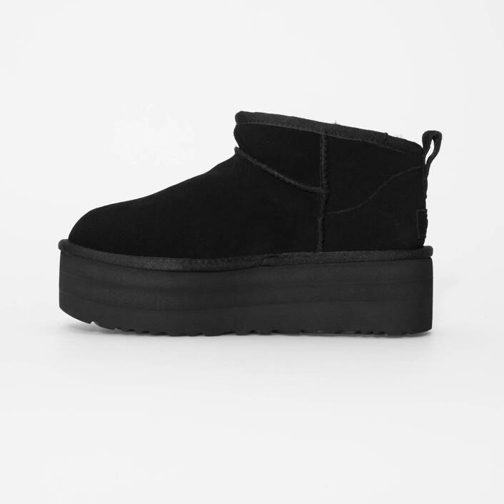 UGG W CLASSIC ULTRA MINI PLATFORM BLACK