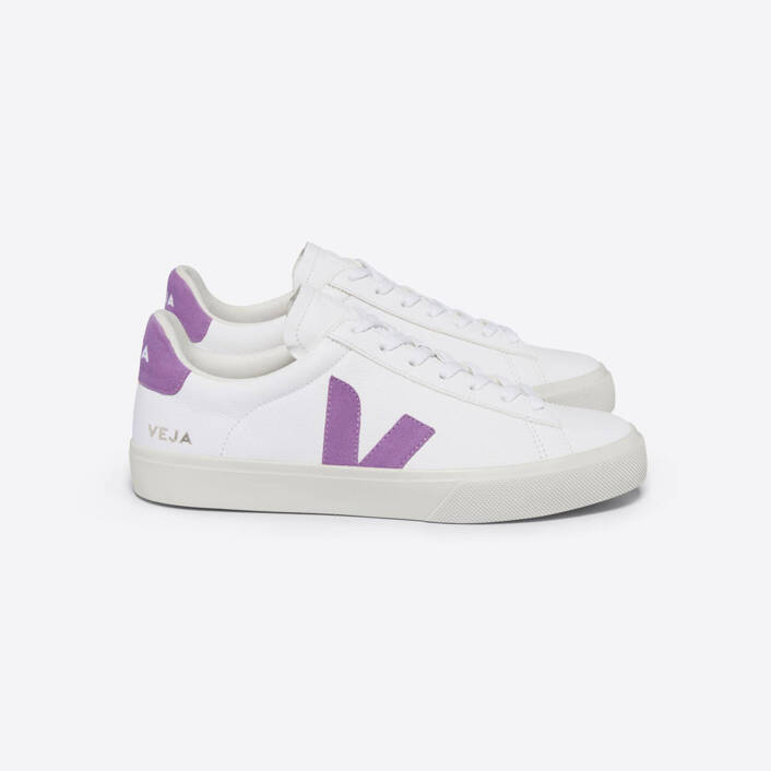 Veja CAMPO CHROMEFREE LEATHER WHITE MULBERRY
