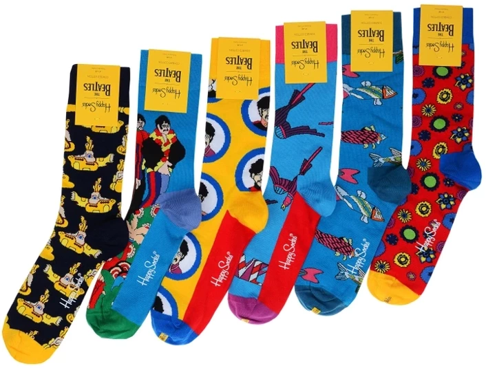 Zestaw Skarpet THE BEATLES X HAPPY SOCKS XBEA10-6000